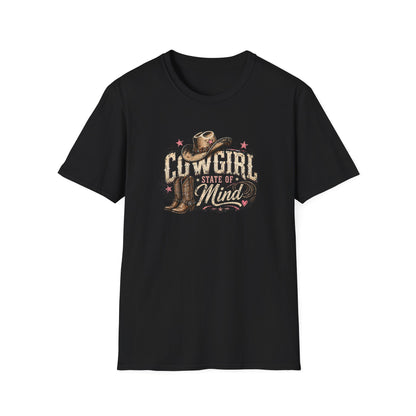 COWGIRL STATE OF MIND - Unisex Soft Style T-Shirt