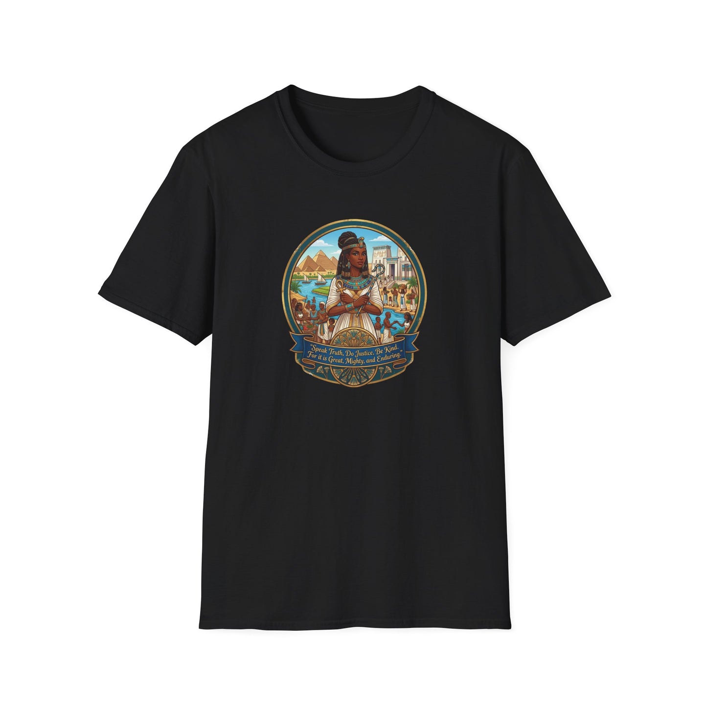 SPEAK TRUTH-DO JUSTICE-BE KIND - Unisex Softstyle T-Shirt