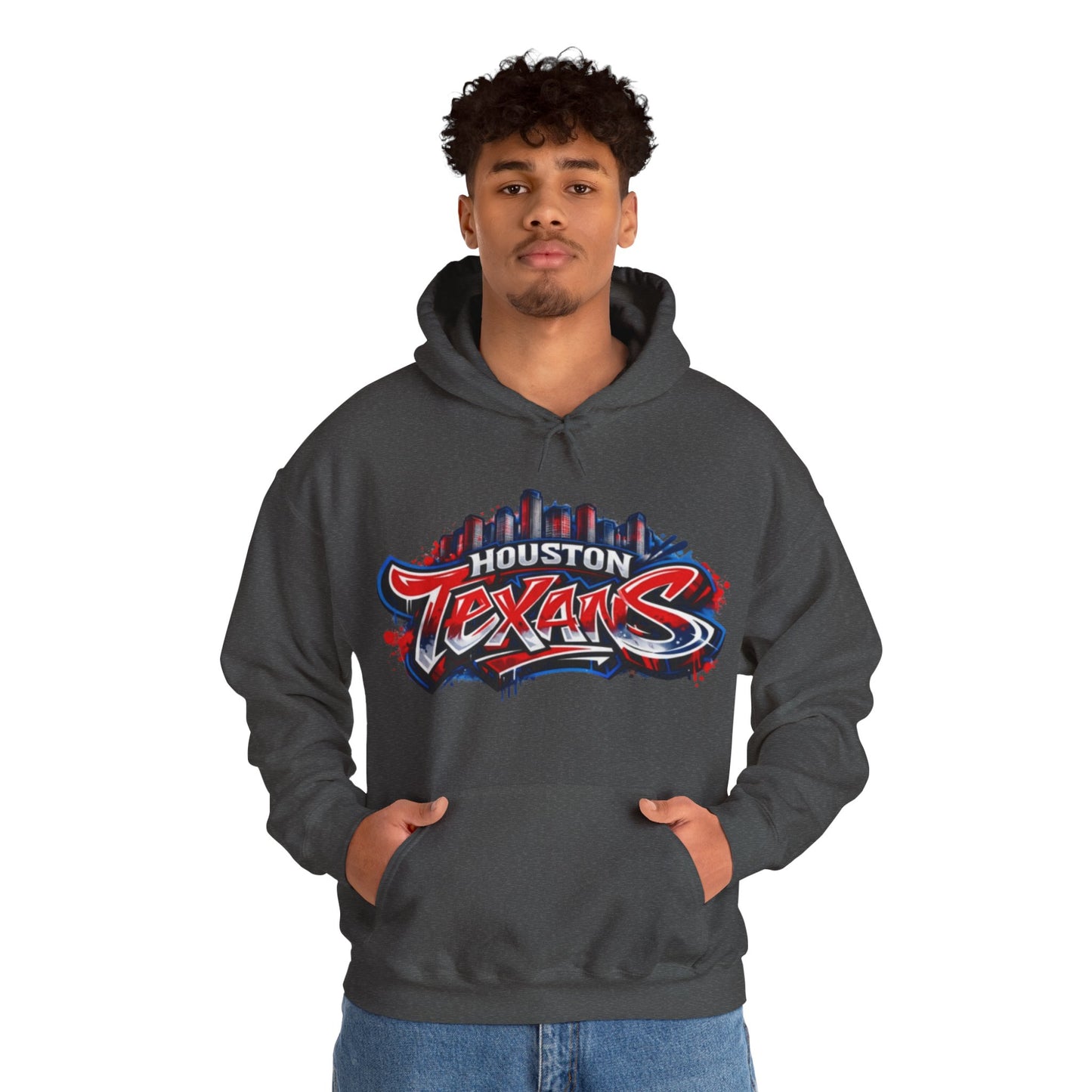 Houston Texans Graffiti Art Unisex Hoodie | H-Town Streetwear Pull-Over