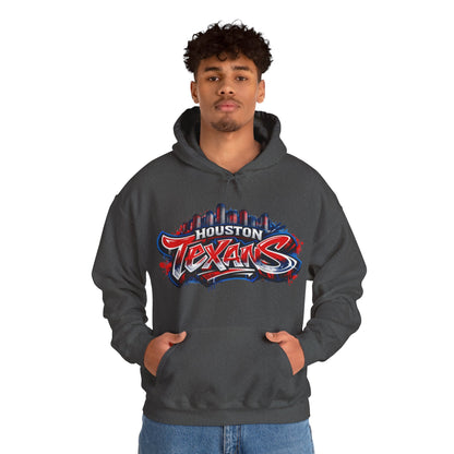 Houston Texans Graffiti Art Unisex Hoodie | H-Town Streetwear Pull-Over