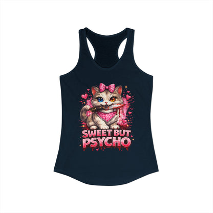 SWEET BUY PSYCHO – Women's Ideal Racerback Tank