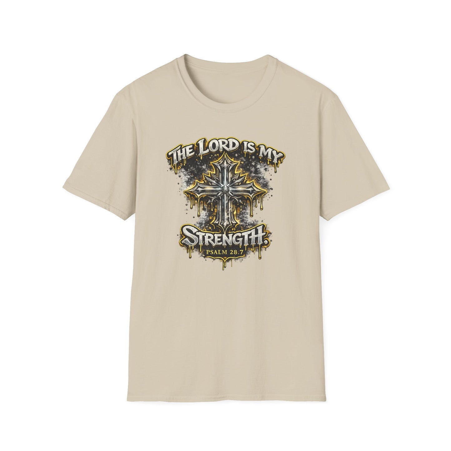 THE LORD IS MY STRENGTH - Unisex Soft Style T-Shirt