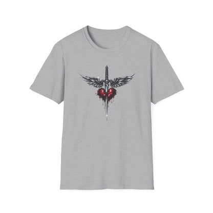 SWORD IN HEART - Unisex Soft Style T-Shirt