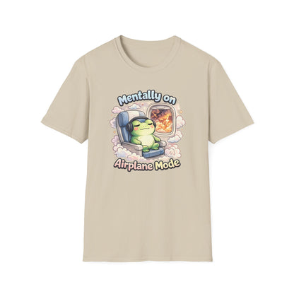 MENTALLY ON AIRPLANE MODE - Unisex Soft Style T-Shirt
