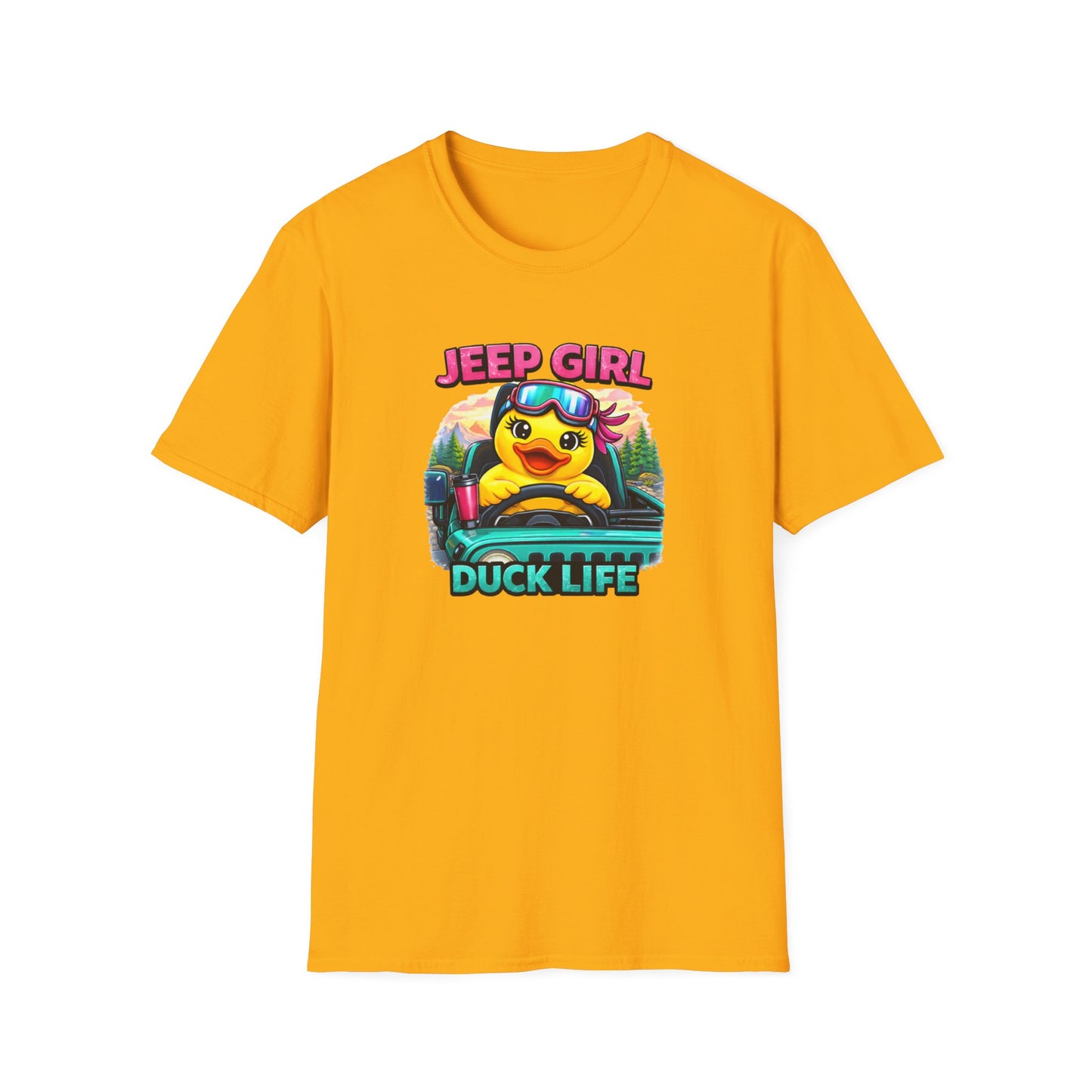 JEEP GIRL-DUCK LIFE - Unisex Softstyle T-Shirt