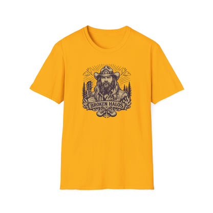 Chris Stapleton - BROKEN HALOS - Unisex Soft Style T-Shirt