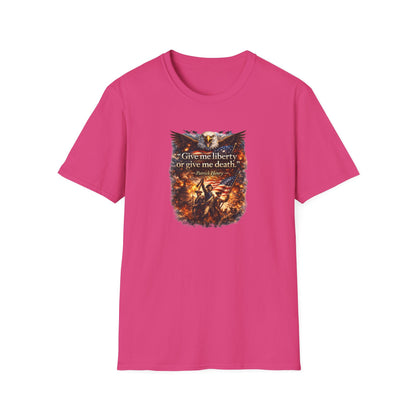 GIVE ME LIBERTY OR GIVE ME DEATH - Unisex Softstyle T-Shirt