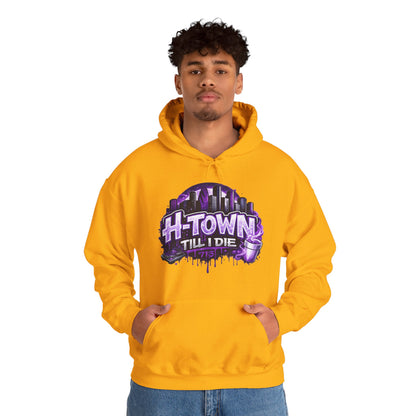 H-Town Til I Die Hoodie | Houston 713 Skyline Streetwear Pull-Over