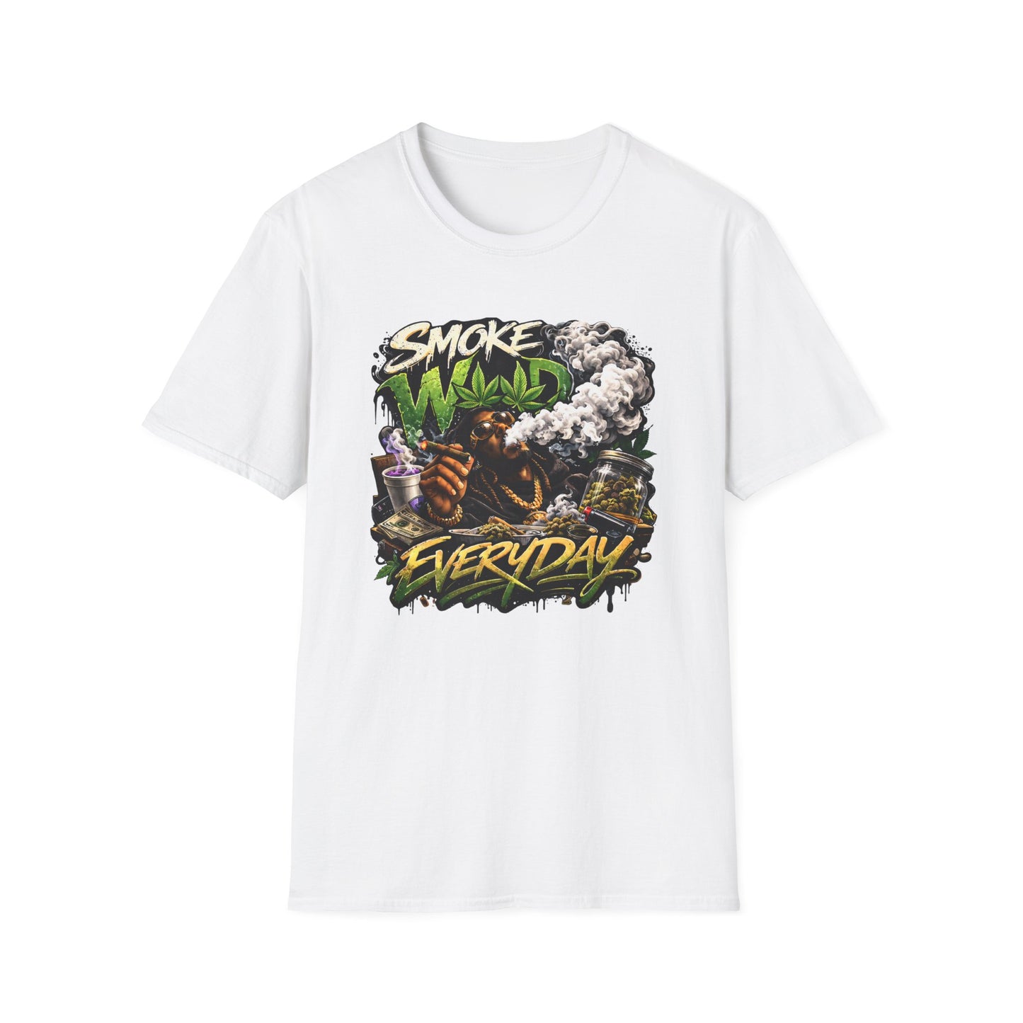 Smoke Weed Everyday T-Shirt — Graphic Cannabis Streetwear Tee