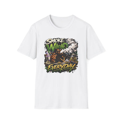 Smoke Weed Everyday T-Shirt — Graphic Cannabis Streetwear Tee