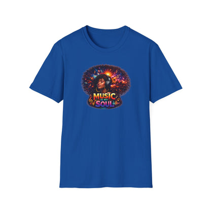 MUSIC IS MY SOUL - Unisex Softstyle T-Shirt