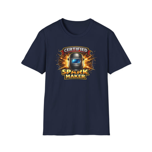 CERTIFIED SPARK MAKER - Unisex Softstyle T-Shirt