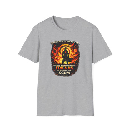 THOSE WHO BREAK THE RULES ARE SCUM - KAKASHI - Unisex Soft Style T-Shirt