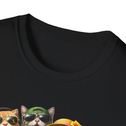 SELFIE TIME - CAT STYLE - Unisex Softstyle T-Shirt
