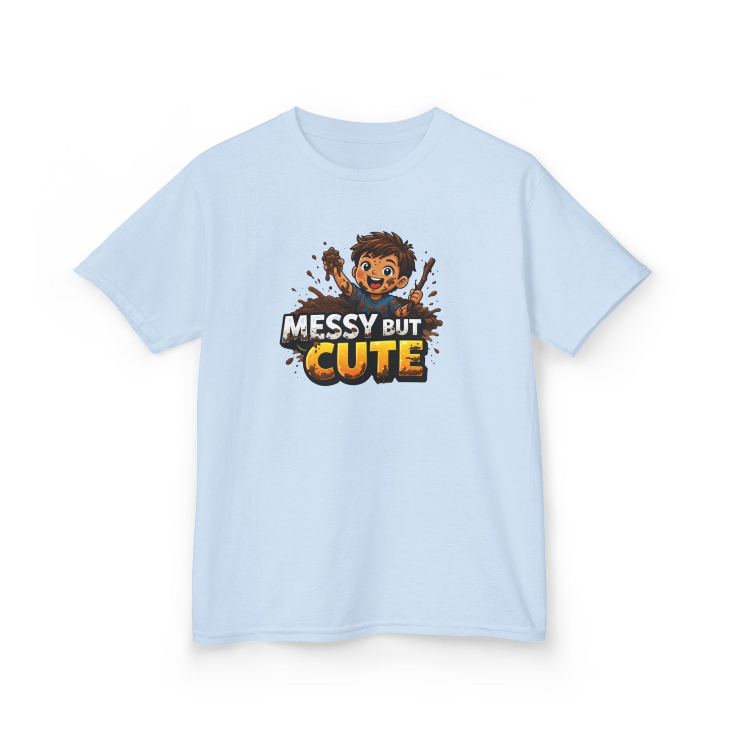 MESSY BUT CUTE - Kids Cotton™ Tee