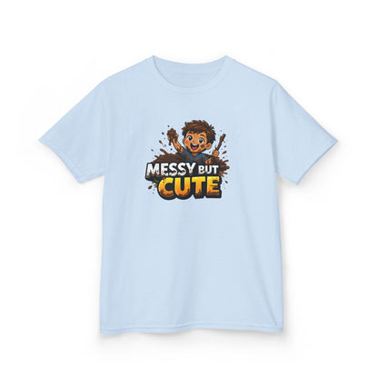 MESSY BUT CUTE - Kids Cotton™ Tee