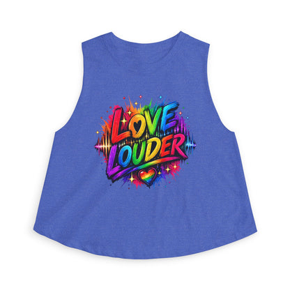 LOVE LOUDER - Women's Crop Top