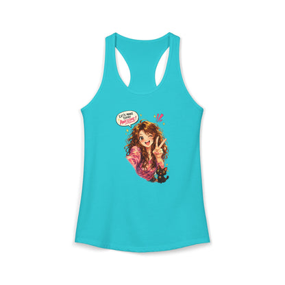 LET'S MAKE TODAY AWESOME – Women's Ideal Racerback Tank
