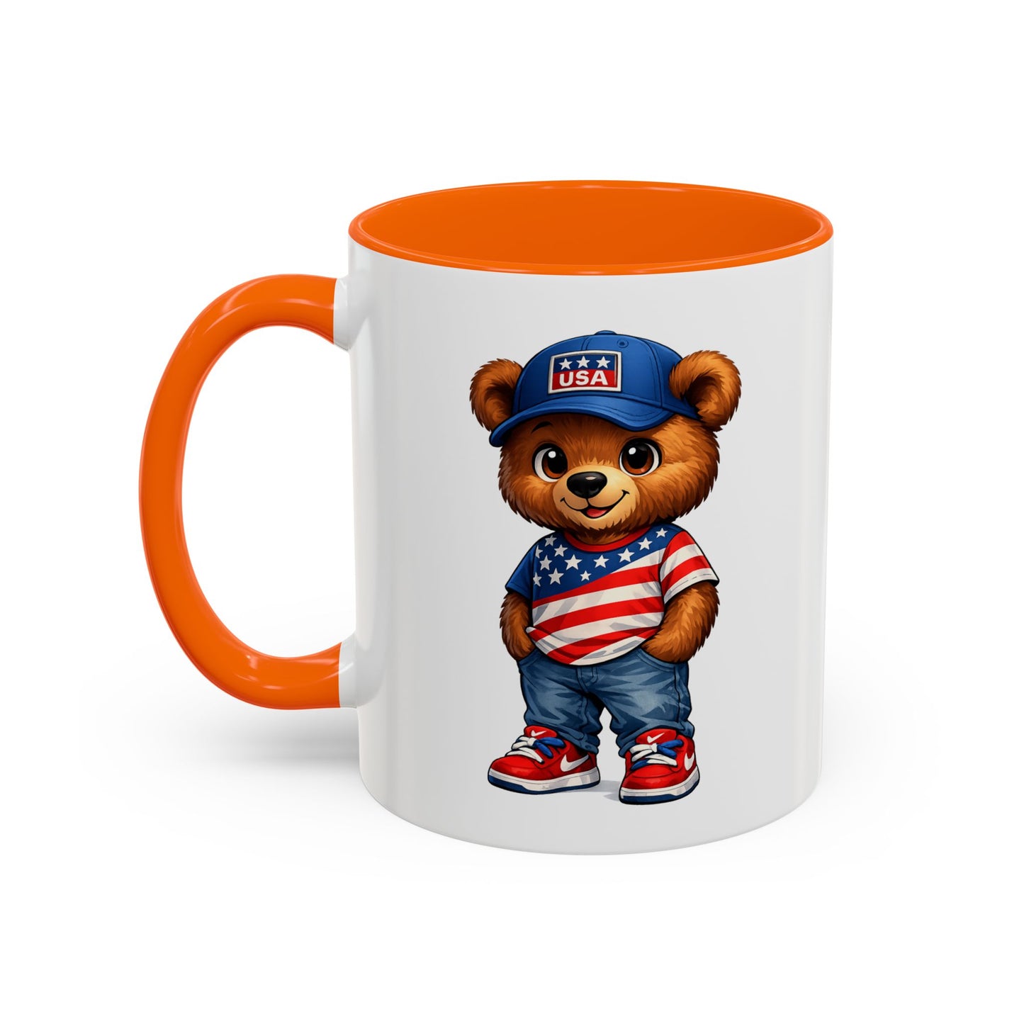 BERRY - REPPIN THE USA - Accent Coffee Mug (11, 15oz)