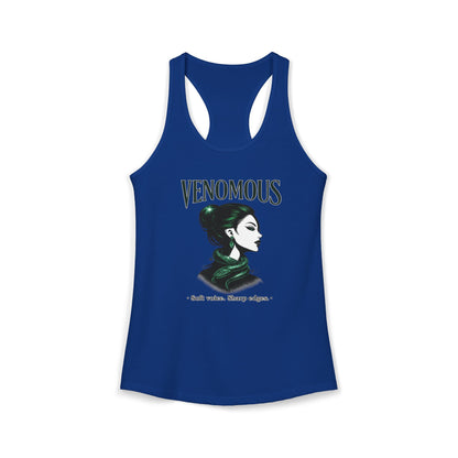 VENOMOUS-SOFT VOICE-SHARP EDGES - Women's Ideal Racerback Tank