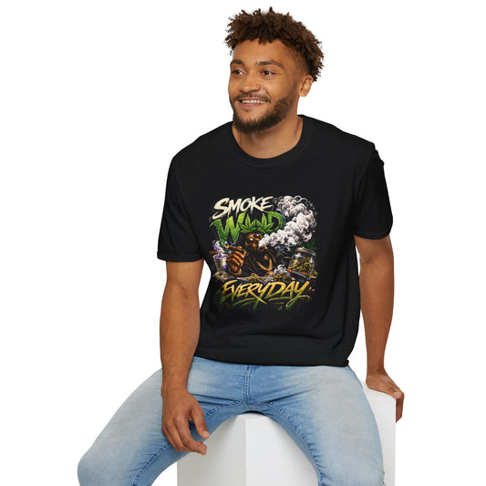 Smoke Weed Everyday T-Shirt — Graphic Cannabis Streetwear Tee