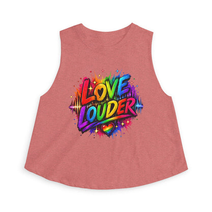 LOVE LOUDER - Women's Crop Top