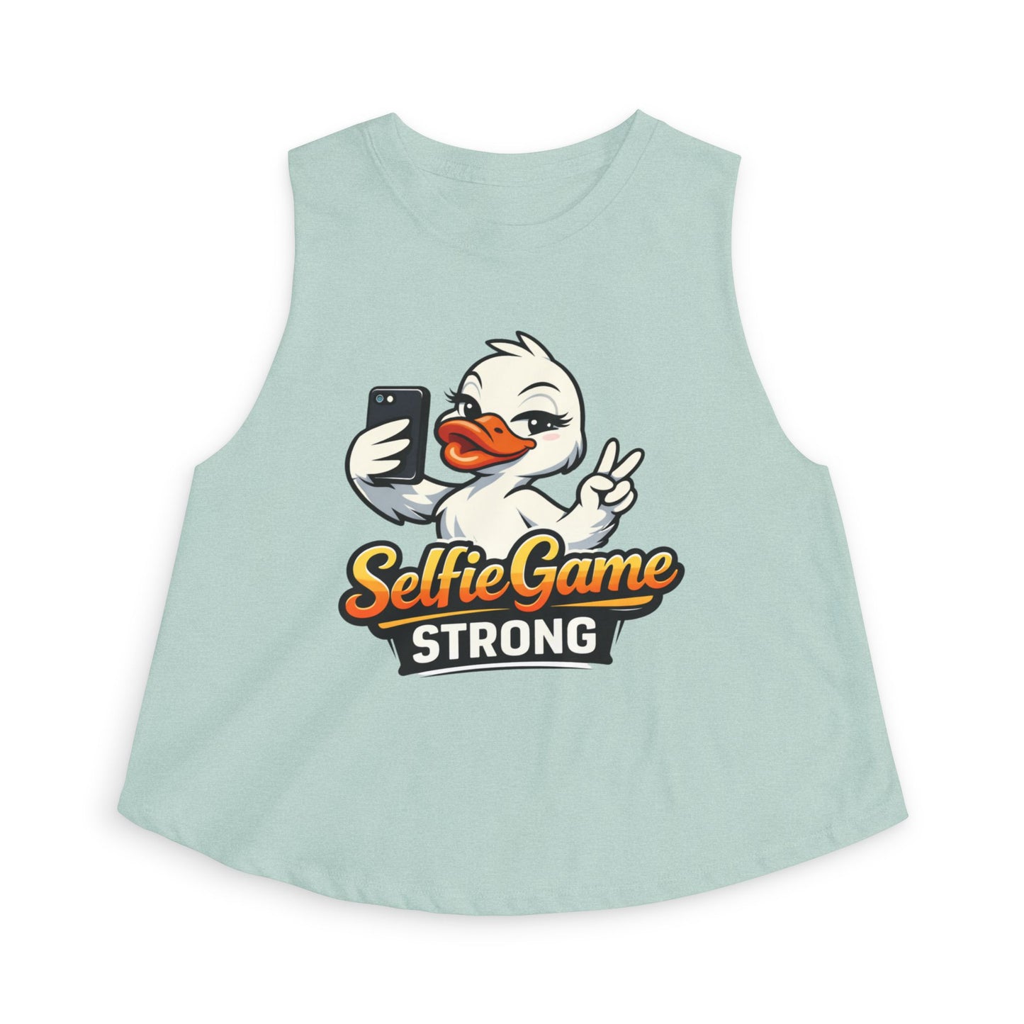 SELFIE GAME STRONG - Women's Crop Top