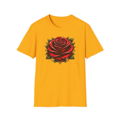 RED ROSE - Unisex Soft Style T-Shirt