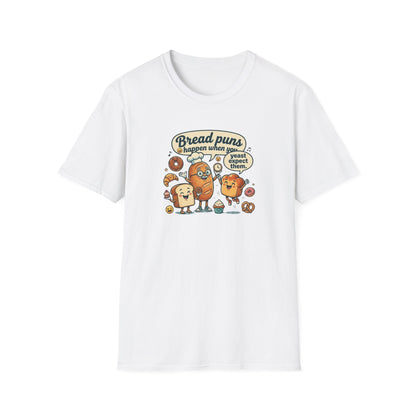 BREAD PUNS HAPPEN - Unisex Softstyle T-Shirt