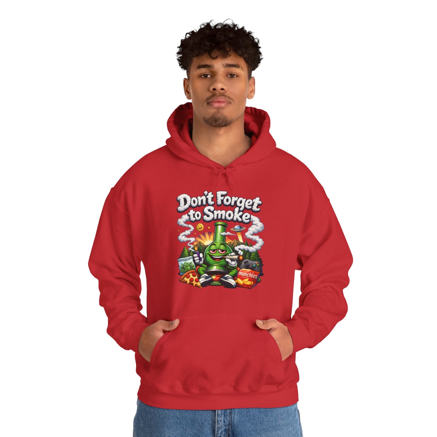 Don't Forget to Smoke Hoodie | Funny 420 Pull-Over