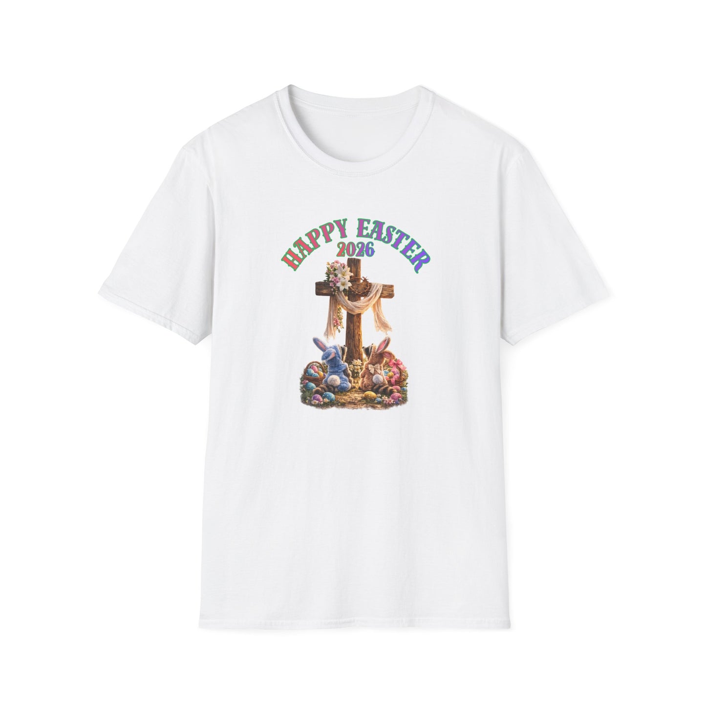 HAPPY EASTER 2026 - Unisex Soft Style T-Shirt