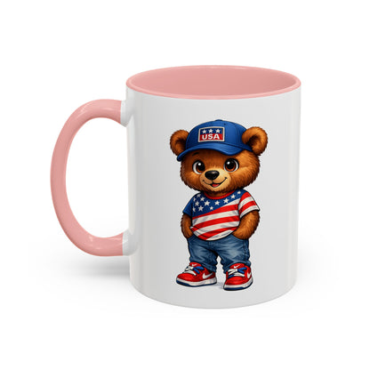BERRY - REPPIN THE USA - Accent Coffee Mug (11, 15oz)