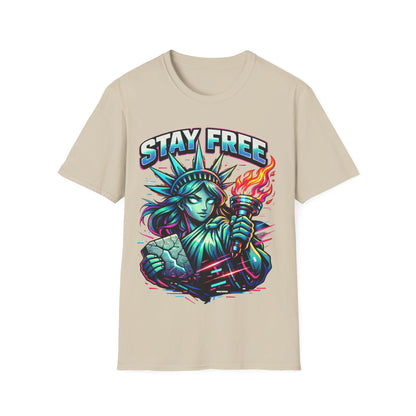 STATUE OF LIBERTY - ((BIG PRINT)) - Unisex Soft Style T-Shirt