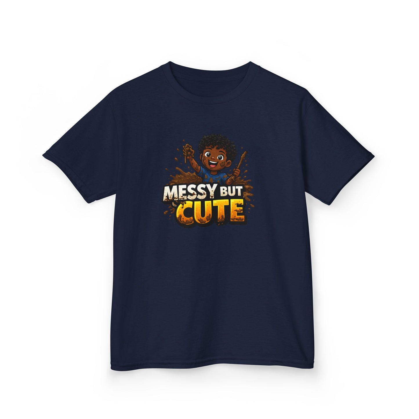 MESSY BUT CUTE - Kids Cotton Tee