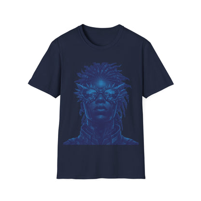 FUTURISTIC DUDE - ((BIG PRINT)) - Unisex Softstyle T-Shirt