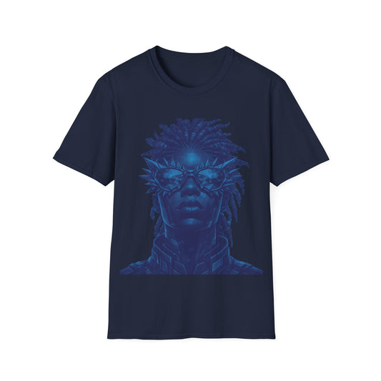 FUTURISTIC DUDE - ((BIG PRINT)) - Unisex Softstyle T-Shirt