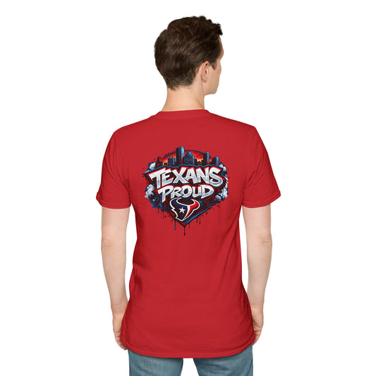 TEXANS PROUD - Unisex Softstyle T-Shirt