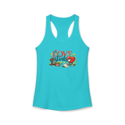 LOVE STINKS – Women's Ideal Racerback Tank