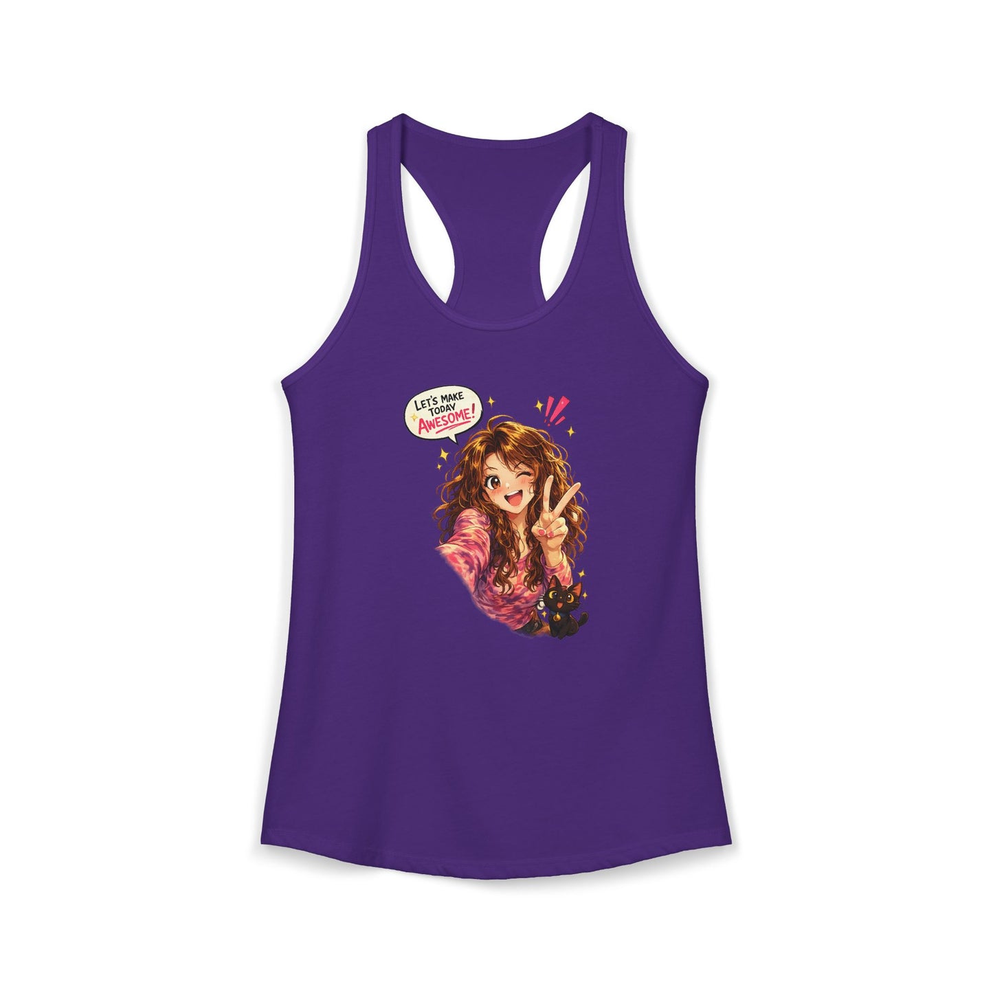 LET'S MAKE TODAY AWESOME – Women's Ideal Racerback Tank