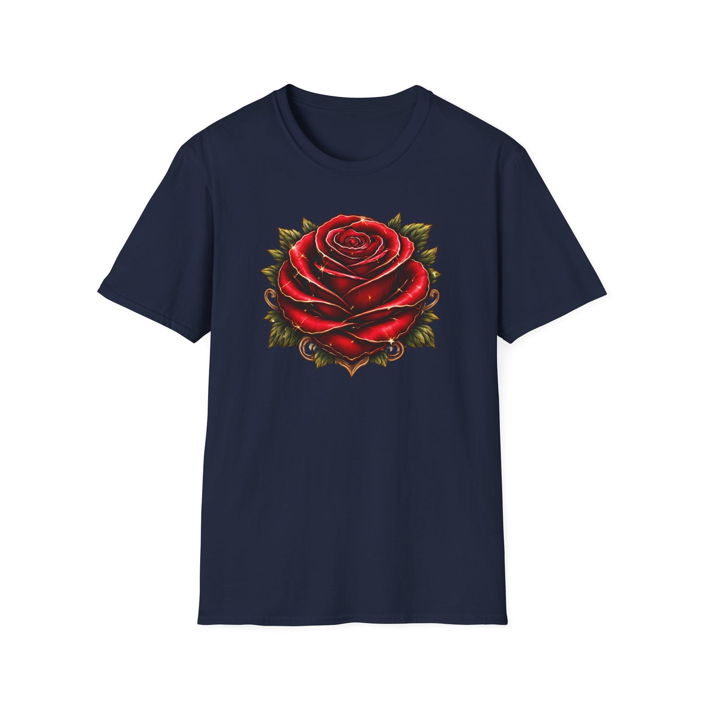 RED ROSE - Unisex Soft Style T-Shirt