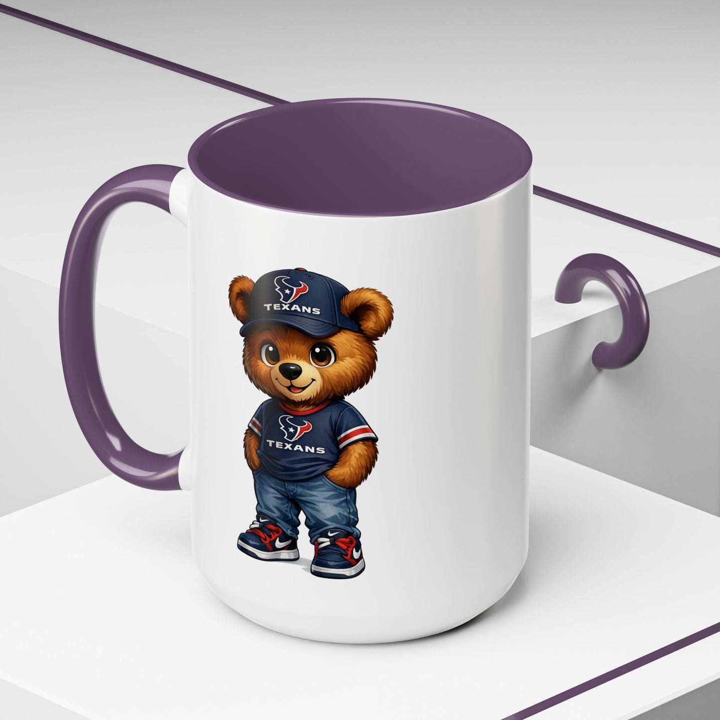 BERRY - REPPIN THE TEXANS - Accent Coffee Mug (11, 15oz)