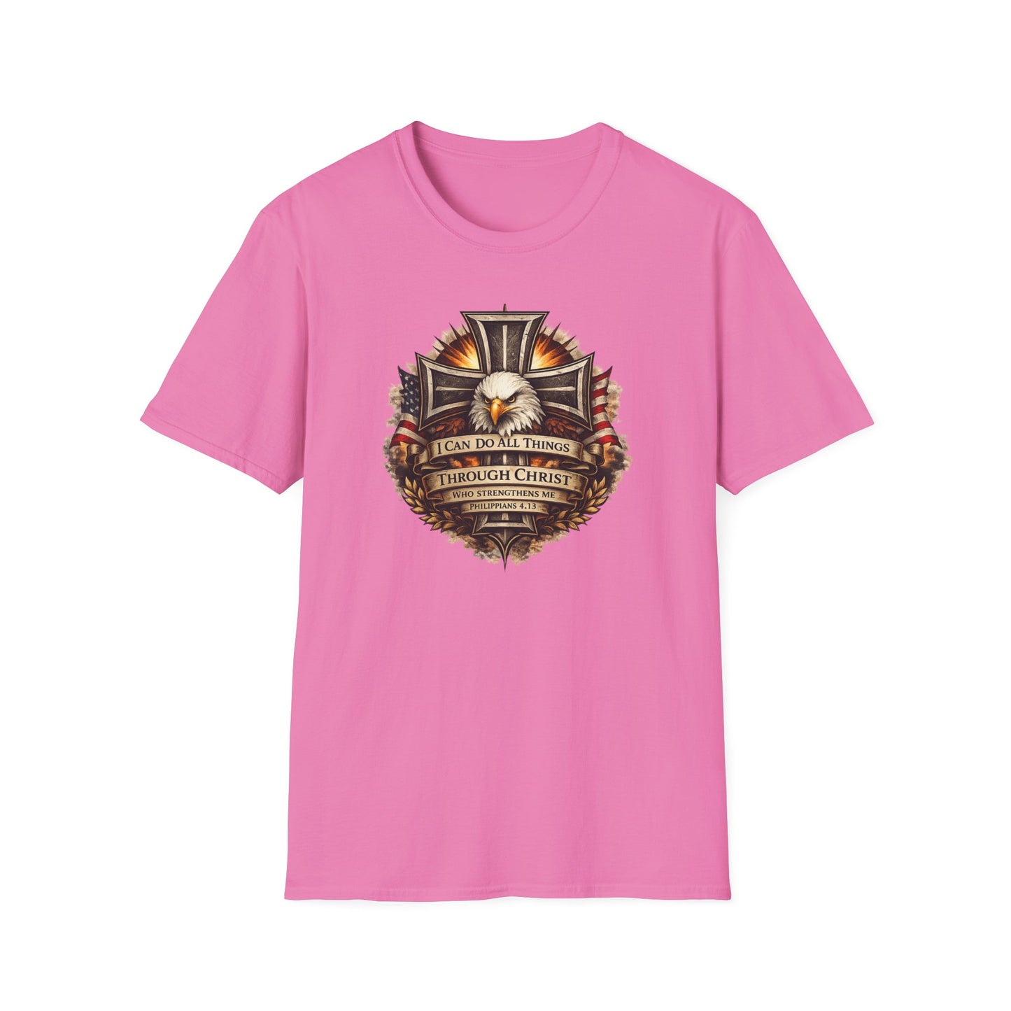 I CAN DO ALL THINGS THROUGH CHRIST - Unisex Soft Style T-Shirt