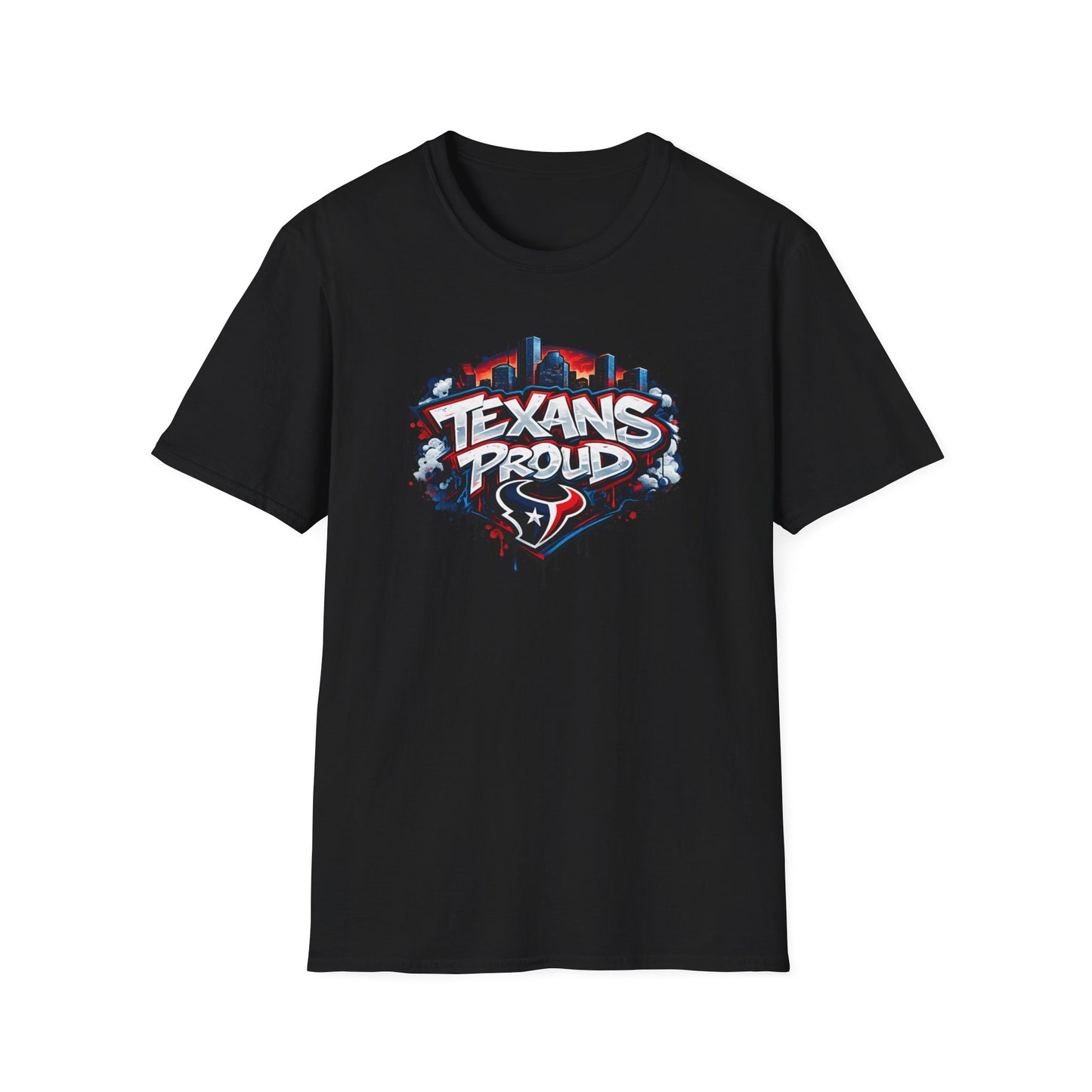 TEXANS PROUD - Unisex Soft Style T-Shirt