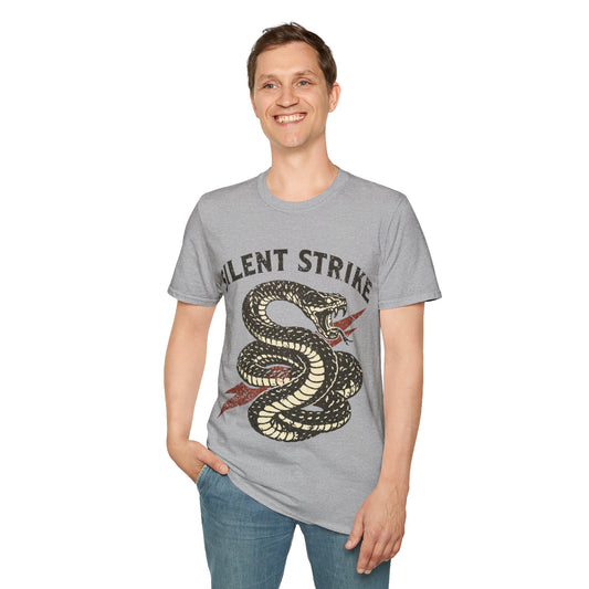 SILENT STRIKE - ((BIG PRINT)) - Unisex Soft Style T-Shirt
