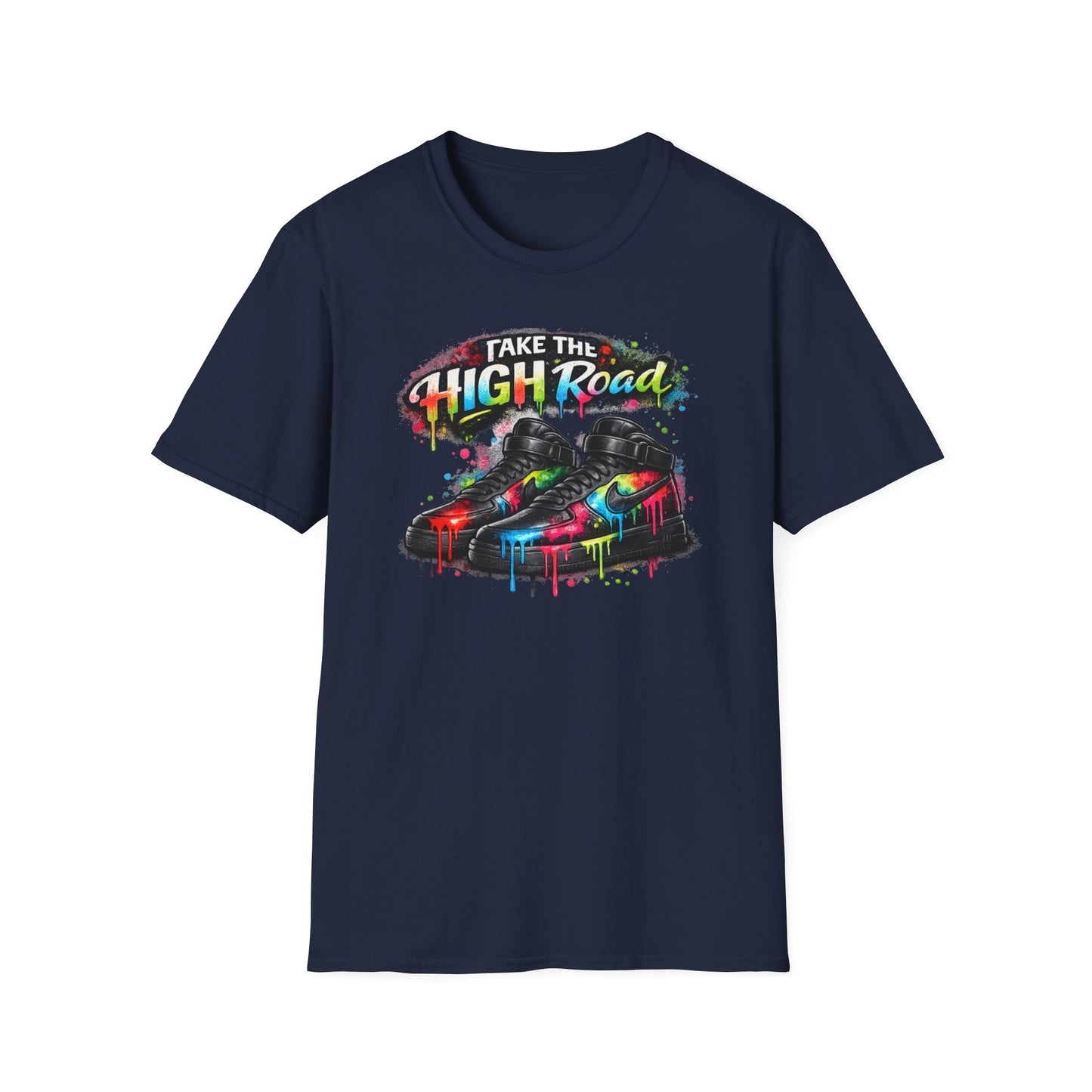 TAKE THE HIGH ROAD - Unisex Soft Style T-shirt