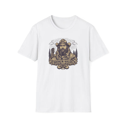 Chris Stapleton - BROKEN HALOS - Unisex Soft Style T-Shirt