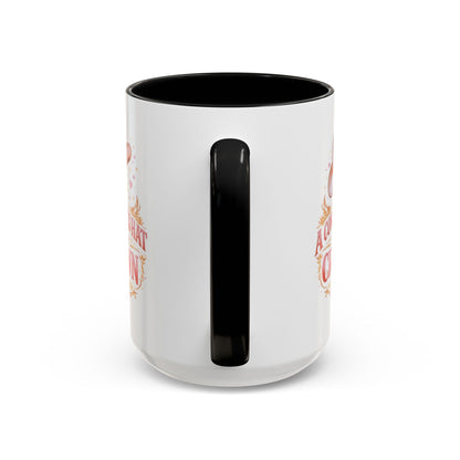 A COWGIRL'S HAT IS HER CROWN - Accent Coffee Mug (11, 15oz)