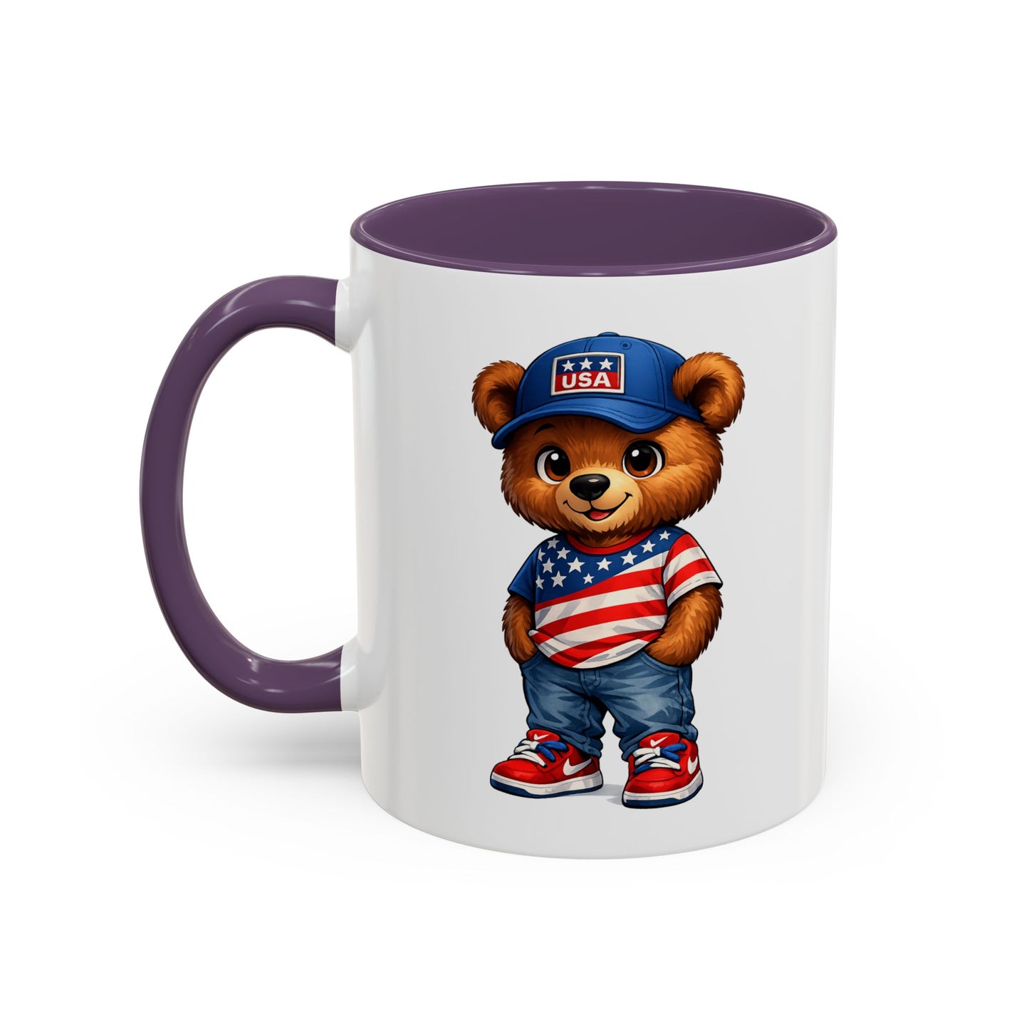BERRY - REPPIN THE USA - Accent Coffee Mug (11, 15oz)
