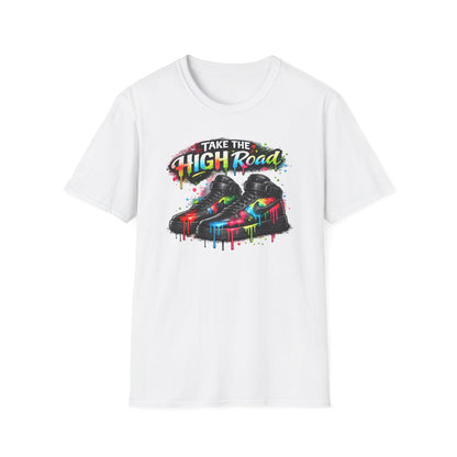 TAKE THE HIGH ROAD - Unisex Soft Style T-shirt