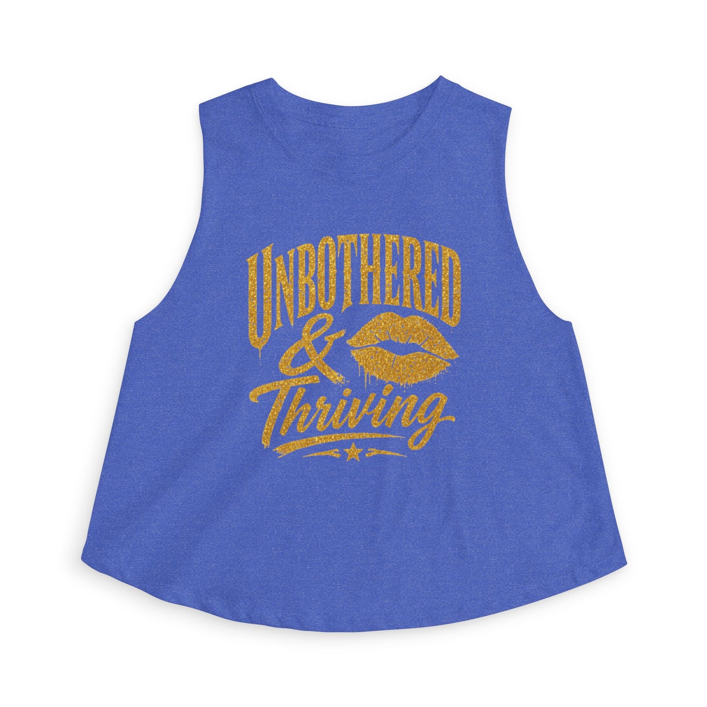 UNBOTHERED & THRIVING - Women's Crop Top